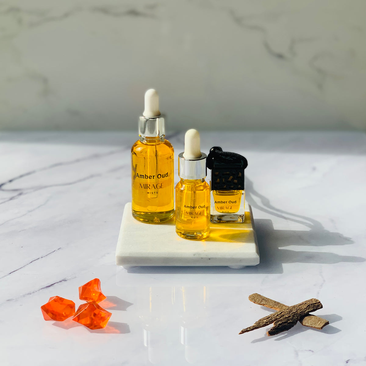 Amber Oud Car Scent Diffuser Mirage Mists